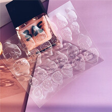 赢夫人（Mrs win）【穿戴甲片美甲背胶】透明果冻背胶孕妇美甲用粘双面贴果冻胶 手-果冻胶【10张-240贴】