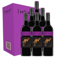 国际	黄尾袋鼠红酒 澳洲原瓶进口红酒 袋鼠红酒整箱 半干红/白葡萄酒750ml*6 6瓶西拉赤霞珠