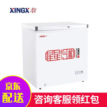 星星（XINGX）BD/BC-303GA系列家用小冰柜商用冷柜冰箱卧式全冷藏全冷冻柜顶开门雪柜 BD/BC-183GA 白色