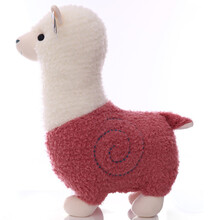 羊驼公仔卡哆哆皮卡丘公仔 神奇宝贝比卡丘抱枕玩具 送男女生日礼物 布艺 毛绒可爱儿童布娃娃玩偶 粉色30厘米（迷你小号）