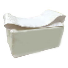 海绵体位垫翻身垫踝骨垫膝盖垫防磨夹垫T形固定垫防褥疮垫 侧卧膝盖夹垫白色