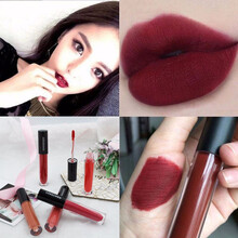 韩姬妮 雾面哑光唇釉姨妈色唇彩口红持久不脱妆不易掉色南瓜色车厘子色不沾杯学生平价烂番茄 14号紫调姨妈顾里色
