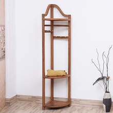 艺铭天下红木家具非洲鸡翅木（学名：非洲崖豆木）木衣帽架 实木卧室挂衣架衣架置衣架 (长50*宽36*高175cm)