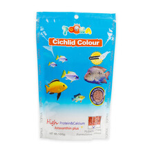 SISO喜莎 七彩神仙鱼饲料 小颗粒 鱼食 小型鱼饲料 观赏鱼热带鱼食 鱼粮 慈鲷鱼专用100g