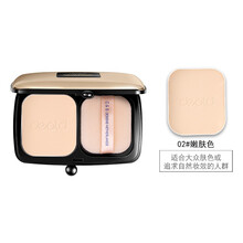 递欧（deold）粉饼干粉定妆遮瑕持久控油不脱妆干湿两用修容粉防水提亮肤色补妆粉底 02嫩肤色 12g
