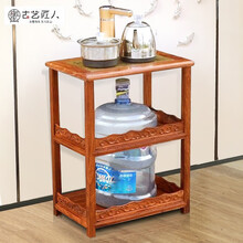 【底价狂欢】 古艺匠人红木家具非洲花梨（学名：刺猬紫檀）茶水柜 餐边柜 碗碟柜新中式餐厅储物柜 茶水车