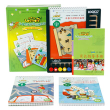 逻辑狗8岁以上（小学生一二年级）基础版二阶段 儿童图书 早教益智玩具 思维训练教具节日礼物 精装-配10钮操作板