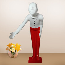 迎宾人物雕塑摆件