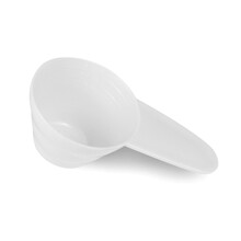 CAFE RHYME  咖啡豆量勺果粉塑料勺子搅拌棒勺珍珠奶茶店酒店盎司奶精勺 白色云朵勺