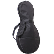 梵巢 黑色 牛津布 葫芦形 双肩 手提 两用 月琴乐器配件软包 琴套袋 防水 防潮 可折叠 黑色