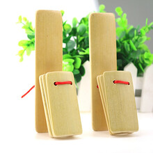 儿童快板初学入门莲花竹板喜洋洋响板幼儿园小学生舞台表演用 十个有图款(价)