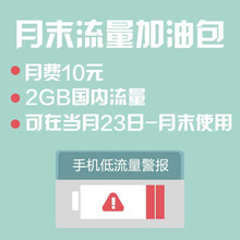 上海移动 月末流量加油包 10元-2G 全国流量 移动 流量包