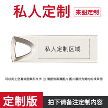 兰科芯16gu盘创意金属投标优盘16g迷你车载防水16GU盘展会议公司礼品个性刻字定制logo 银 私人定制