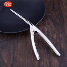 剥螃蟹吃蟹工具304不锈钢蟹八件蟹钳蟹夹蟹针海鲜剪吃大闸蟹螃蟹 一把剥虾器