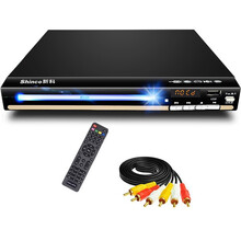 新科DVD影碟机 evd播放机VCD播放器光盘放碟片机读碟机 黑色普通版 标配