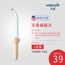 洁碧冲牙器喷头牙菌斑喷刷头PS-100E（适用WP-100EC）/刮舌器TC/套装TS/牙刷头TB PP-100E(1只装牙周袋喷头）