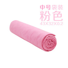 悦车 擦车巾鹿皮鸡皮布加厚干发吸水毛巾大号洗车巾擦玻璃布宠物洗澡巾 中号(粉色)袋装