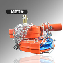 卷膜器温室卷帘机手动蔬菜大棚配件养殖场猪顶卷放风机摇膜器 顶卷(带链条6米)