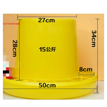 养鸡饲料桶喂食壶喂食器鸡场养殖设备喂食槽鸡喂食盆鸡自动下料桶 15公斤大料