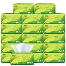 心相印抽纸3层120抽茶语丝享家用家庭装抽纸纸巾餐巾纸抽心心相印卫生纸擦手纸 20包整箱