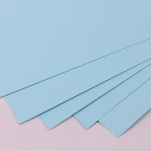 晨好（ch）230克A4彩色卡纸 硬卡纸 手工纸 黑白卡纸绘画封面纸 浅蓝色 100张/包
