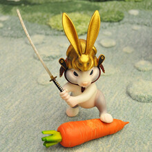 gogoodgoods 构得“徐敏”艺术品创意礼物家居摆件装饰品精美礼物包装 限量款 萝卜武士