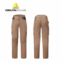 代尔塔 (Deltaplus) 405333 马克2春夏三合一工装裤 户外滑雪 工地工厂多功能裤 米色 XL
