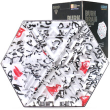 盛星  3d立体迷宫球玩具 走珠智力魔方 儿童益智玩具3-6岁以上男孩女孩燃烧吧大脑魔幻平衡球 【十四面体】3D魔幻神秘迷宫