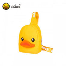 小黄鸭斜挎胸包经典3D鸭嘴小胸包斜挎包2019新款bduck 3D鸭嘴斜挎胸包 黄色