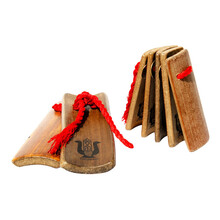 快板 成人专业演奏 竹板 1大1小 莲花板 学习快板