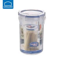 乐扣乐扣（Lock&Lock）保鲜盒塑料密封带盖微波炉圆形食物水果收纳盒冰箱储物盒 圆柱形【350ml】