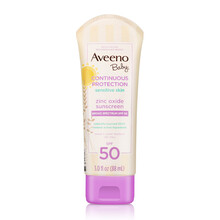 艾惟诺(Aveeno) 婴儿户外物理防水防晒霜 SPF50 88ml