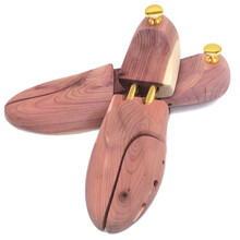 FAMACO 雪松木鞋撑清香实木鞋楦鞋栓男女鞋子皮鞋定型防皱防变形可调节扩鞋器 41-42码（适合43-45码鞋）