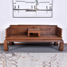 仙作海棠红木家具非洲鸡翅木（学名：非洲崖豆木）罗汉床仿古中式古典明清实罗汉床榻沙发床组合 四季花罗汉床 2米以上