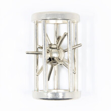 魔术解环解锁戒指怀旧智力玩具成年人智力扣机关盒智慧解锁玩具儿童节礼物 笼中取刺