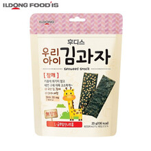 日东福德食韩国原装进口儿童宝宝零食 海苔饼干芝麻味（适合12月龄以上）