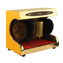 自动感应擦鞋机家用办公室电动擦皮鞋机擦鞋器 经典金色