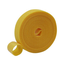 伟博智威 MZD-1J-5M 魔术贴扎带 背靠背绑带5米  1cm*5米 黄色