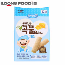 日东福德食 韩国原装进口 儿童宝宝零食1岁宝宝营养零食 磨牙谷物棒 芝士味（12月龄以上）