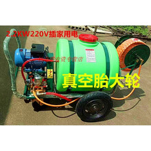 电动打药机喷雾器高压农药机农用关枪停遥控机器园林48v果树智能 220V2200W家用电大轮160升