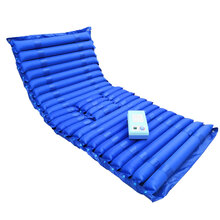 汉东 防褥疮气床垫 卧床老人防褥疮垫 免翻身医用充气护理床防褥疮充气垫床垫 瘫痪病人单人家用品 中蓝 睡眠泵+块型便孔【通用】