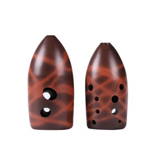 永田七星埙 陶埙乐器宽音域埙专业演奏级笔筒埙 高音灵敏古埙 F调 — 宽音域