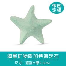 【跑来跑去】仓鼠磨牙石龙猫兔子荷兰鼠金丝熊磨牙石 可爱小宠磨牙石 小号小动物高钙磨牙石零食玩具 海星矿物质加钙磨牙石*1块