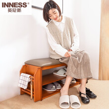 英尼斯 实木换鞋凳 原装进口 玄关进门凳进门凳储物凳卧室鞋凳沙发凳创意床榻凳子床头凳