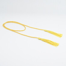 摩范 盖酒坛的红布封口布盖布酒布酒缸封坛扎陶瓷酒瓶飘带头巾 流苏绳黄色*总长80CM