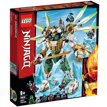 乐高LEGO 幻影忍者系列 益智拼插积木 男孩礼物 小颗粒 70676 劳埃德的泰坦机甲
