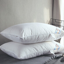 恩芙家纺 五星级酒店枕头 情侣双人家用枕芯一对单人学生宿舍整头2 双线全棉五星高枕(一对)