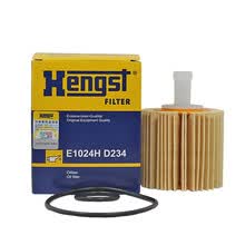 汉格斯特Hengst机油滤清器*滤芯格E1024HD234(适配皇冠/RAV4荣放/凯美瑞/汉兰达/埃尔法/普拉多/普瑞维亚/雷克萨斯ES/GS/RX)