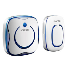 智能门铃无线家用远距离无线门铃感应器老人紧急床头病人老年人呼叫器电池电子门玲一拖二无限数码防水门铃 一拖一【1按1响】