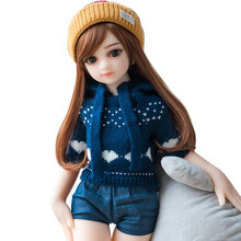 MzzzDoll 实体娃娃65cm迷你真人版小平胸男用 非充气娃娃全硅胶自慰器带骨骼 成人情趣用品 65cm实体娃娃(单交款)